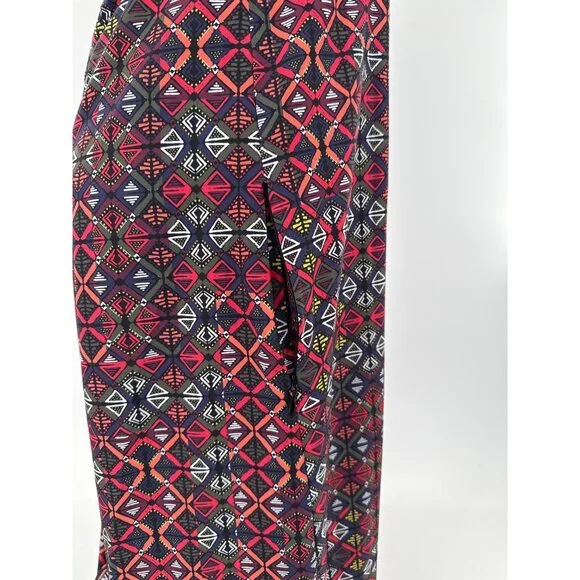 Krimson Klover women’s L‎ Sleeveless Halter Maxi Dress With Geometric Pattern - Picture 5 of 9